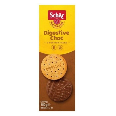 Digestive choc ciastka w czekoladzie bezglutenowe 150g