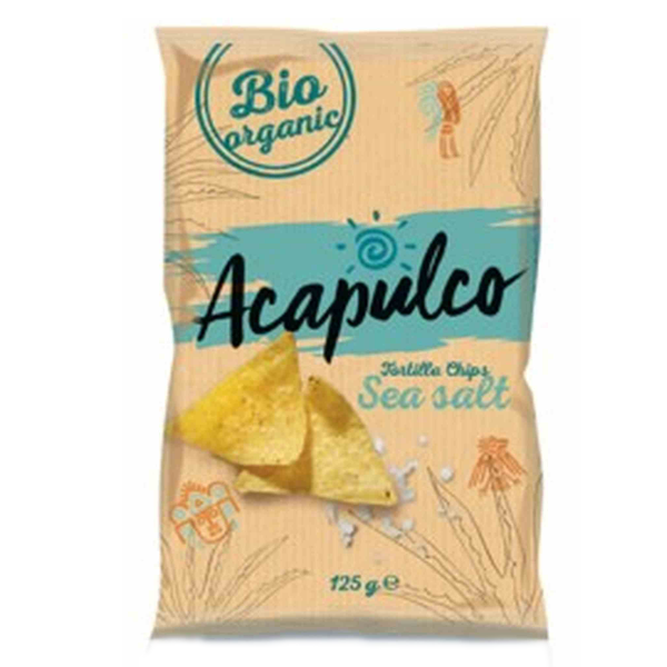 Nachosy naturalne BIO 125g