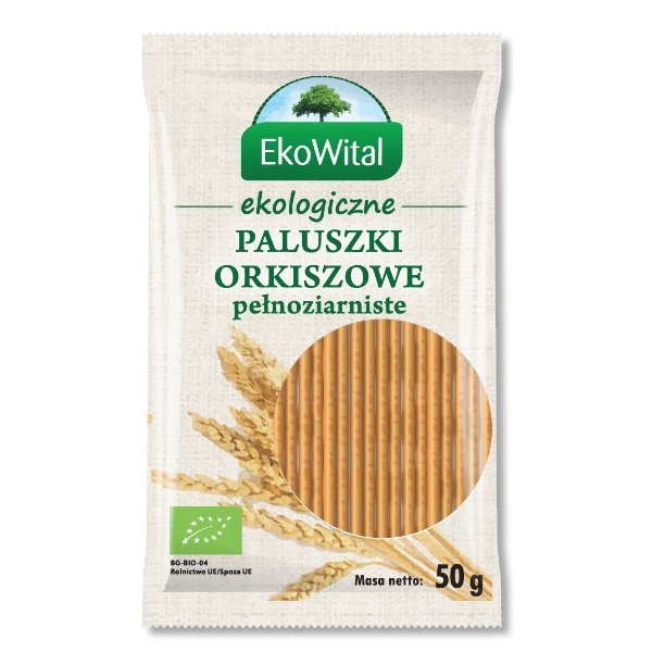 Paluszki orkiszowe pełnoziarniste BIO 50g