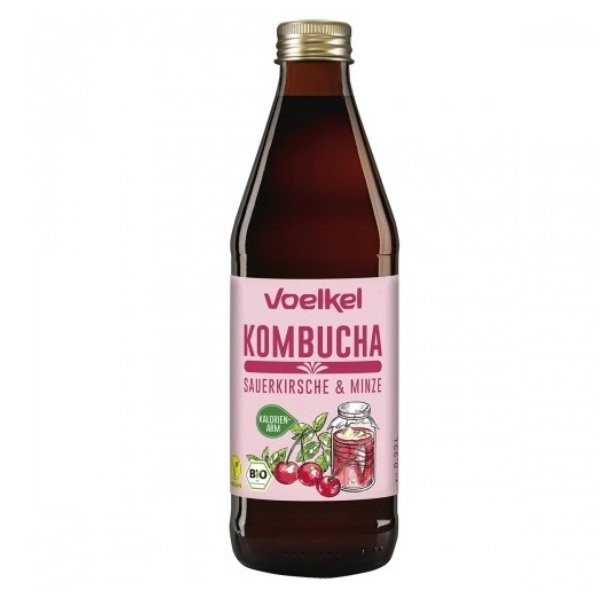 Kombucha wiśnia-mięta BIO 330ml