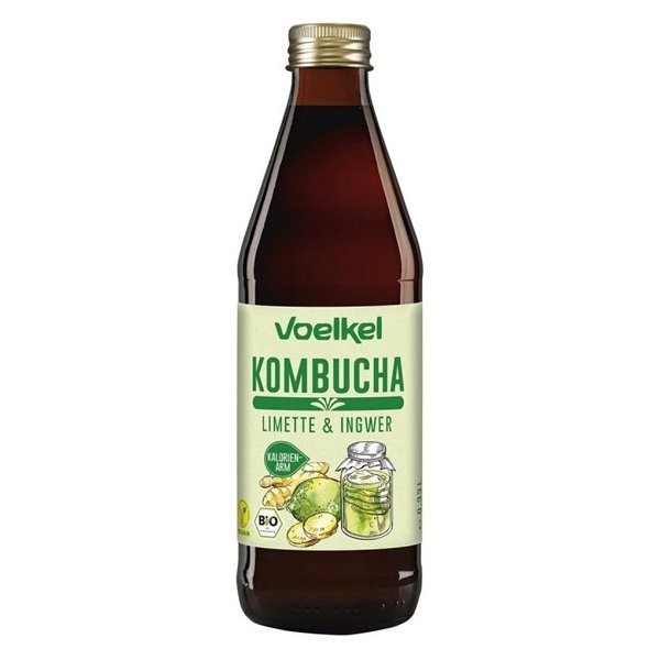 Kombucha limonka-imbir BIO 330ml