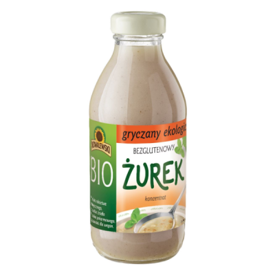 Bezglutenowy koncentrat żurku gryczanego BIO 320ml