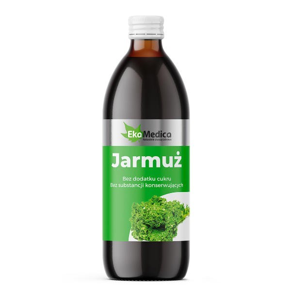 Sok z jarmużu 99,8% bez cukru 500ml