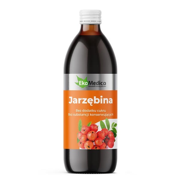 Sok z jarzębiny 100% bez cukru 500ml