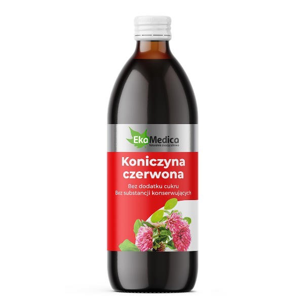 Sok z koniczyny czerwonej 99,8% bez cukru 500ml