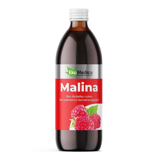 Sok z malin 100% bez cukru 500ml