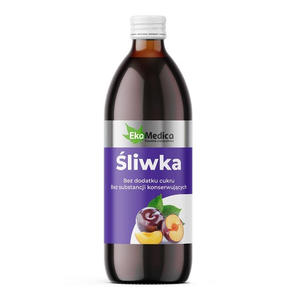 Sok ze śliwek 100% bez cukru 500ml