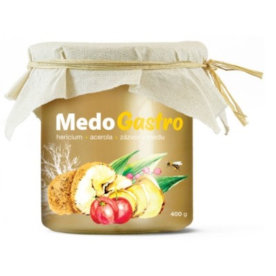 MedoGastro Miód + Hericium + imbir 400g