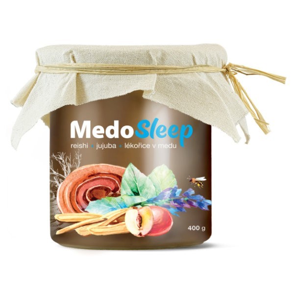 MedoSleep Miód + Reishi + jujuba + lukrecja 400g