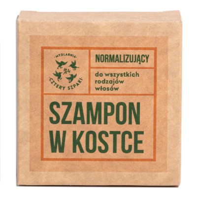 Normalizujący szampon w kostce - rozmaryn i mandarynka 75g