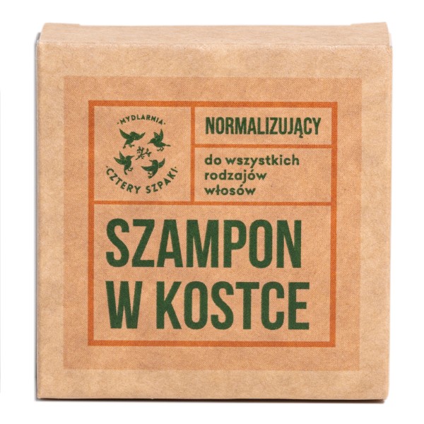 Normalizujący szampon w kostce - rozmaryn i mandarynka 75g