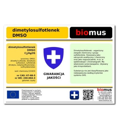 DMSO dimetylosulfotlenek 250ml