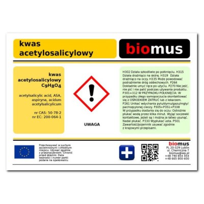 Kwas acetylosalicylowy. Aspiryna 100g