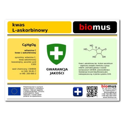 Kwas L-askorbinowy. Witamina C 100g