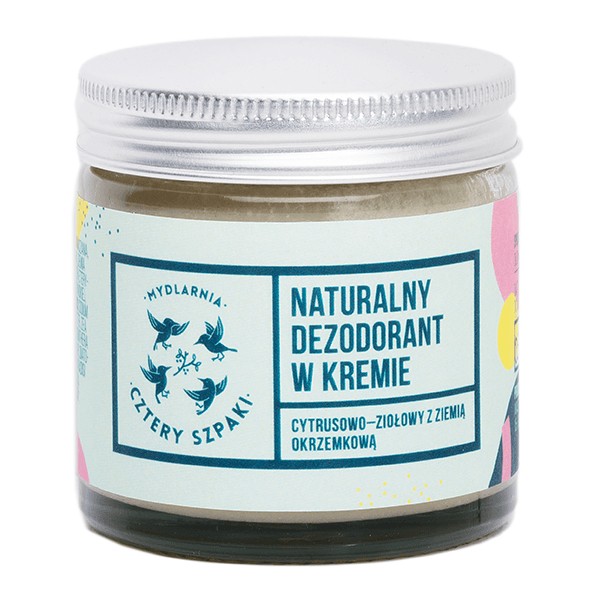 Naturalny dezodorant w kremie cytrusowo-ziołowy 60ml