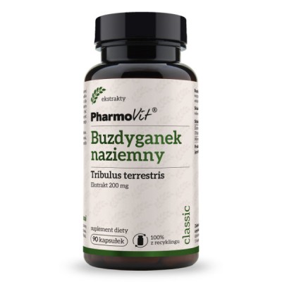 Buzdyganek naziemny Tribulus terrestris 200 mg 90 kaps