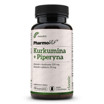 Kurkumina + Piperyna 90 kaps