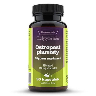 Ostropest plamisty Silybum marianum 330 mg 90 kaps