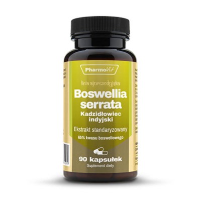 Boswellia Serrata kadzidłowiec indyjski - ekstrakt stand. 65%  90kaps.