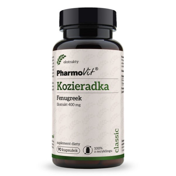 Kozieradka Fenugreek 400 mg 90 kaps