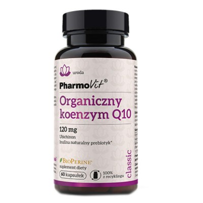 Organiczny koenzym Q10 120 mg 60 kaps koenzym Q10 60kaps.