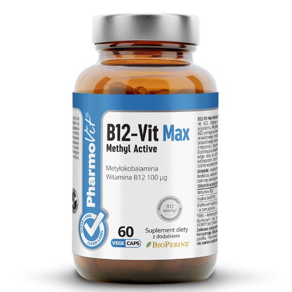 B12-Vit Max Methyl Active 60 kaps Vcaps®