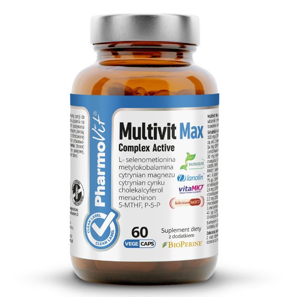 Multivit Max Complex Active 60 kaps Vcaps®