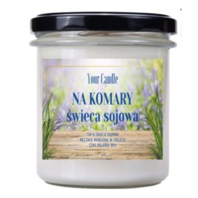 Świeca sojowa na komary 150ml