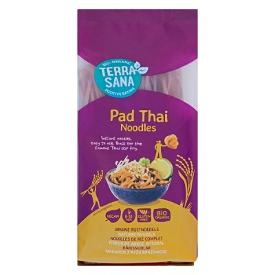 Makaron z ryżu brązowego pad thai BIO 250g