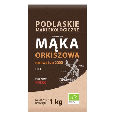 Mąka orkiszowa razowa BIO typ 2000 1kg