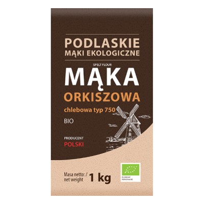 Mąka orkiszowa chlebowa BIO typ 750 1kg