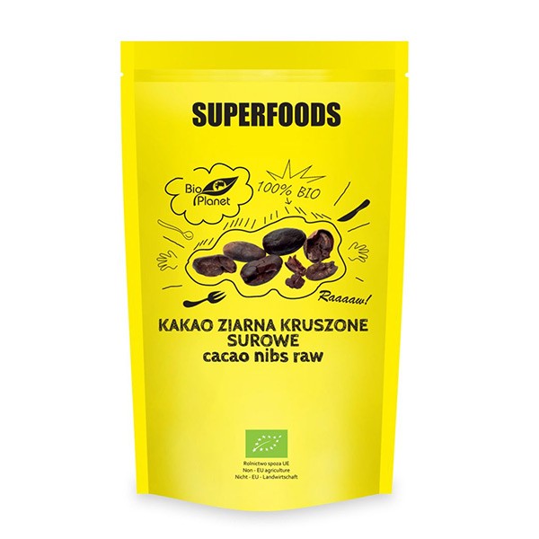 Kakao ziarna kruszone surowe BIO 250g