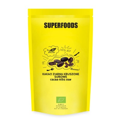 Kakao ziarna kruszone surowe BIO 600g