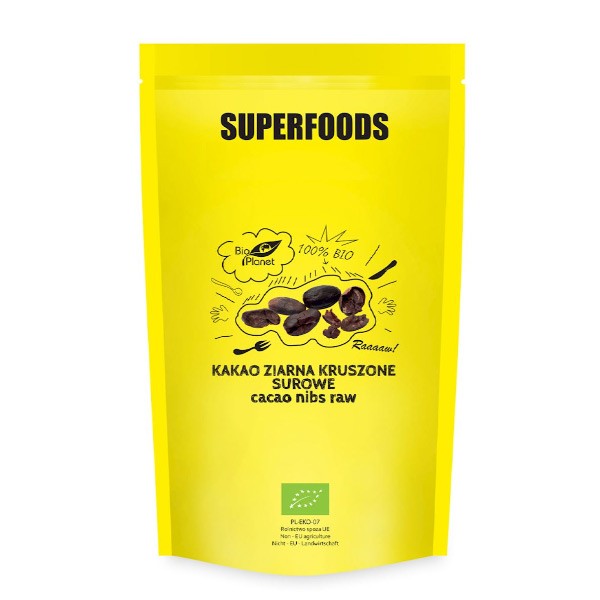 Kakao ziarna kruszone surowe BIO 600g