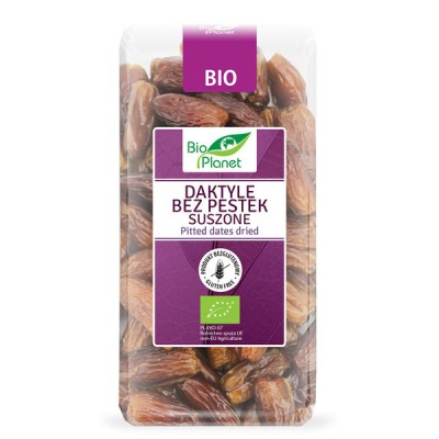 Bezglutenowe daktyle suszone bez pestek BIO 400g