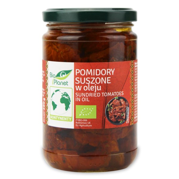 Pomidory suszone w oleju BIO 280g