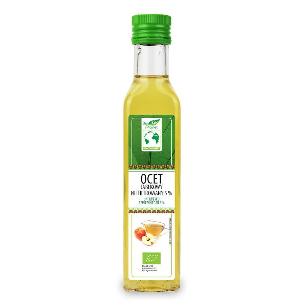 Ocet jabłkowy niefiltrowany BIO 5% 250ml