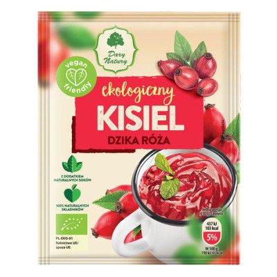 Kisiel dzika róża bezglutenowy BIO 30g