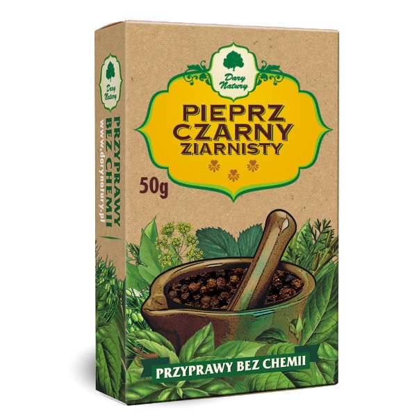 Pieprz czarny ziarnisty 50g