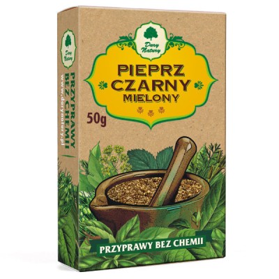 Pieprz czarny mielony 50g