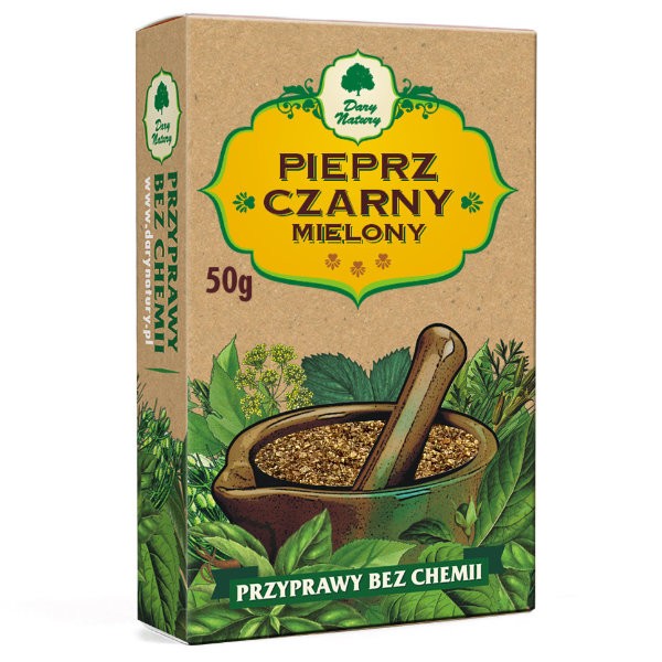 Pieprz czarny mielony 50g