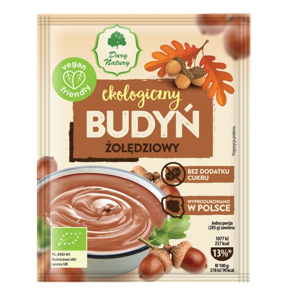 Budyń żołędziowy bez dodatku cukru BIO 40g