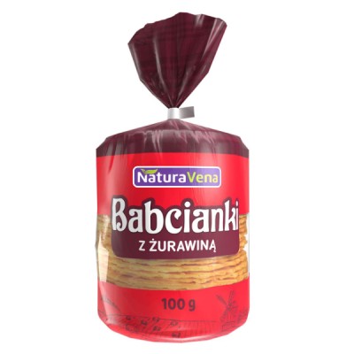 Babcianki z żurawiną 100g