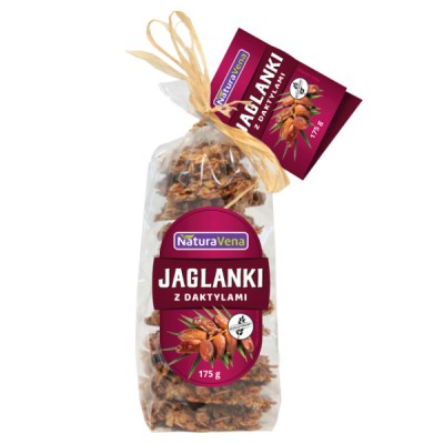 Ciastka jaglanki z daktylami bezglutenowe 175g