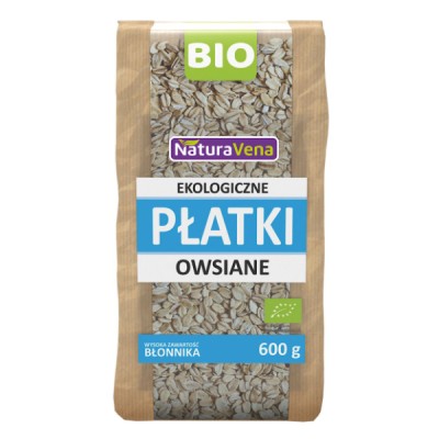 Płatki owsiane BIO 600g