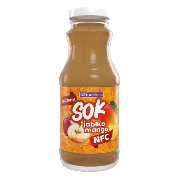 Sok jabłkowy z dodatkiem puree z mango NFC 250ml