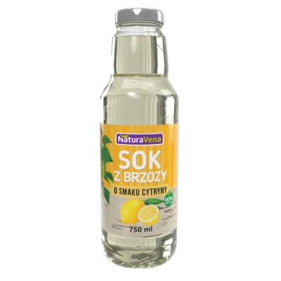 Sok z brzozy o smaku cytryny 750ml