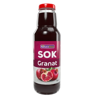 Sok z granatu 100% 750ml