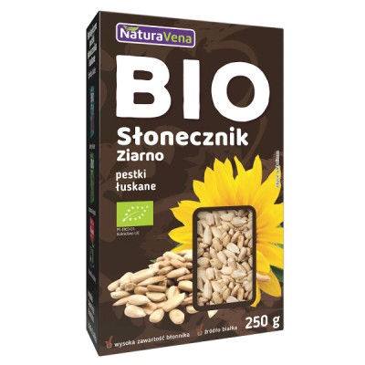 Słonecznik łuskany BIO 250g