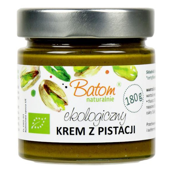 Krem z pistacji BIO 180g